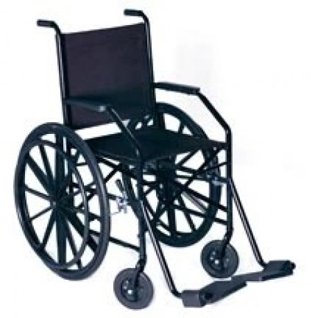 Cadeira de rodas aço mod.1009 RN nylon - Jaguaribe Anvisa 80336099002 R$ 690,00