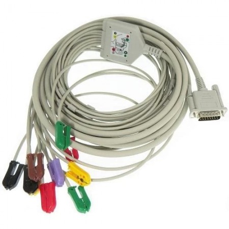 Cabo paciente Bionet cardiocare 2000 com 10 vias Garra R$ 1.400,00