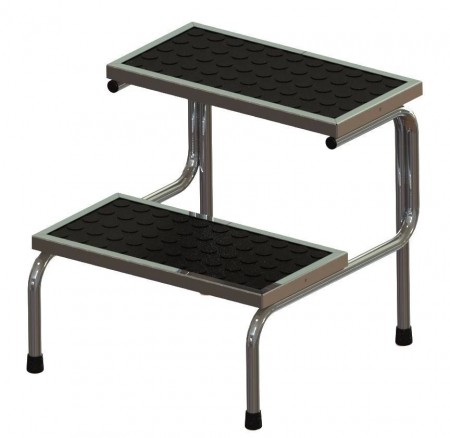 Escada Inox luxo Dois Degraus R$ 230,00 Pronta entrega