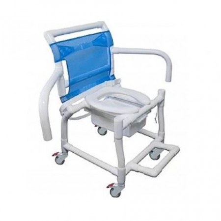 Cadeira de Rodas de Banho e Higiênica em pvc até 95 KGS 2.290,00