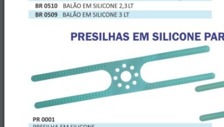 Presilha de silicone para mascara r$ 60,00